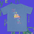 a dog who drives - t-shirt Flo Blue