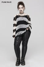 Punk Rave Cosima Knit Sweater - White