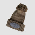 Uggly&Co Fennel Ribbed Pom-Pom Beanie Brown