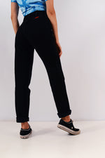 Vintage Wrangler Straight/Tapered Mom Jeans Black