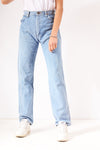 Vintage Wrangler Straight/Tapered Mom Jeans Light Blue