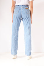 Vintage Wrangler Straight/Tapered Mom Jeans Light Blue