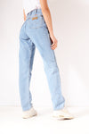 Vintage Wrangler Straight/Tapered Mom Jeans Light Blue