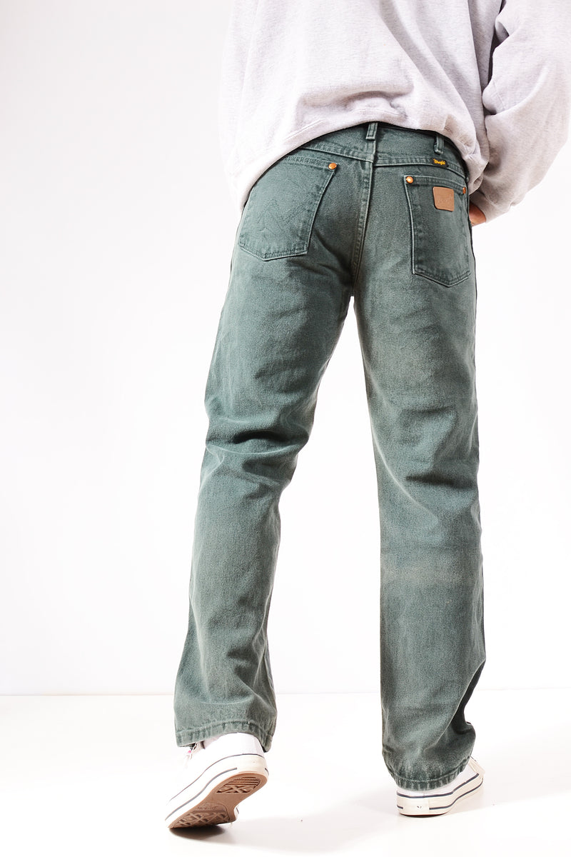 Vintage Wrangler Straight Leg Jeans Green