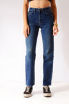 Vintage Lee Straight/Tapered Mom Jeans Dark Blue