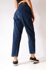 Vintage Lee Straight/Tapered Mom Jeans Dark Blue