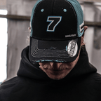 Official Davey Todd Merchandise Trucker Hat - Black & Blue