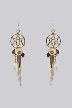 Edie Dream Catcher Flower Drop Earrings