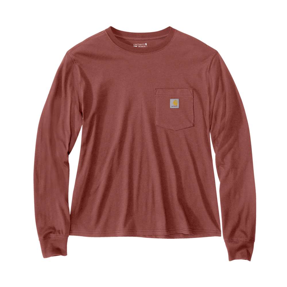 Carhartt Women's Relaxed Fit Lightweight Long-Sleeve Pocket T-Shirt