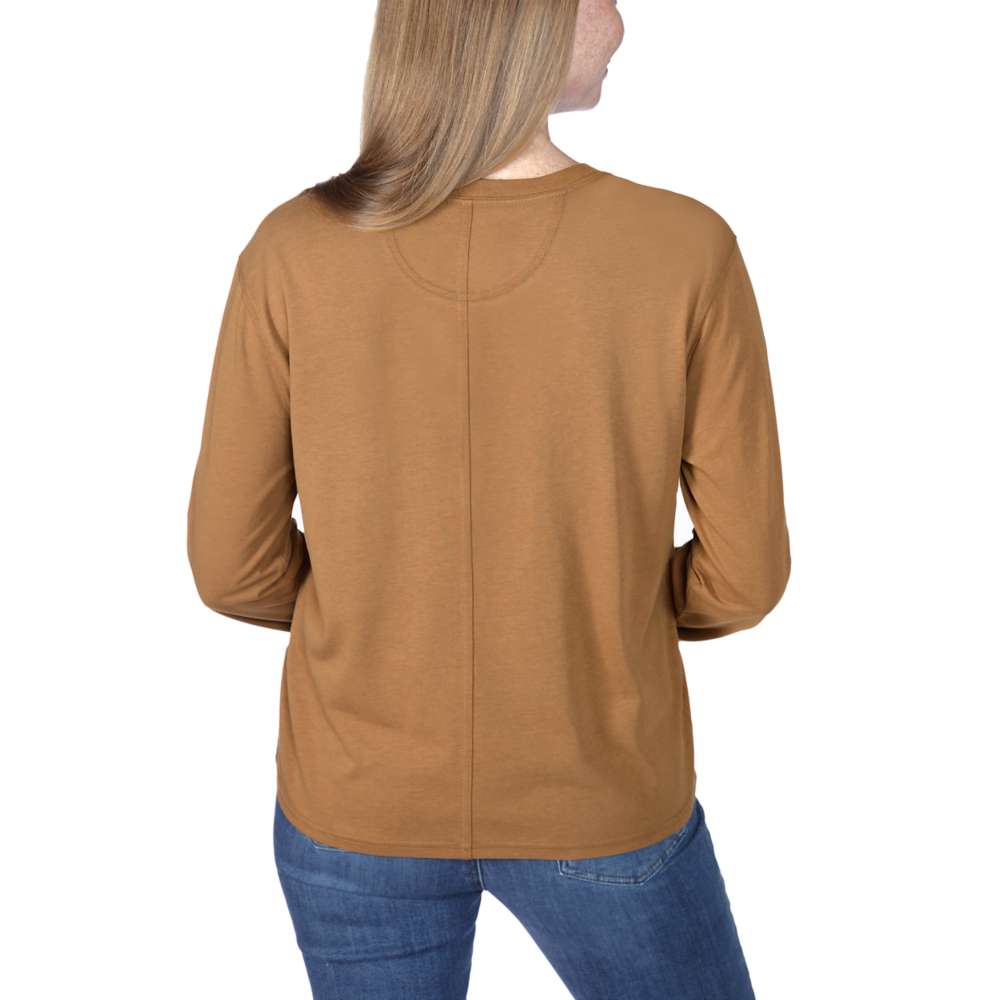 Carhartt Women's Relaxed Fit Lightweight Long-Sleeve Pocket T-Shirt