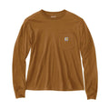 Carhartt Women's Relaxed Fit Lightweight Long-Sleeve Pocket T-Shirt Carhartt Brown