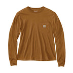 Carhartt Women's Relaxed Fit Lightweight Long-Sleeve Pocket T-Shirt Carhartt Brown