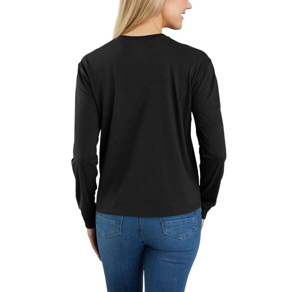 Carhartt Women's Relaxed Fit Lightweight Long-Sleeve Pocket T-Shirt