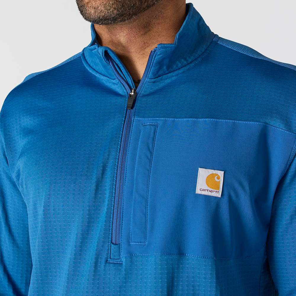 Carhartt Force Relaxed Fit Mock Neck Half-Zip Fleece Sweatshirt