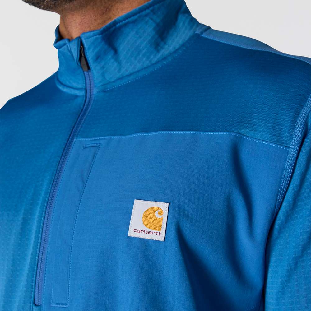 Carhartt Force Relaxed Fit Mock Neck Half-Zip Fleece Sweatshirt
