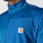 Carhartt Force Relaxed Fit Mock Neck Half-Zip Fleece Sweatshirt