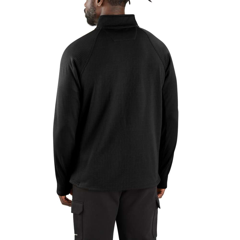 Carhartt Force Relaxed Fit Mock Neck Half-Zip Fleece Sweatshirt