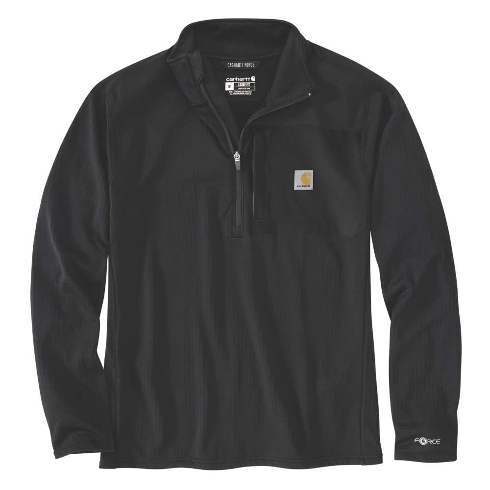 Carhartt Force Relaxed Fit Mock Neck Half-Zip Fleece Sweatshirt