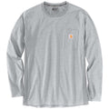 Carhartt Force Relaxed Long Sleeve T-Shirt Heather Gray