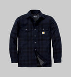 Carhartt Relaxed Fit Flannel Sherpa-Lined Shirt Jacket
