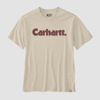 Carhartt Relaxed Fit Lightweight Short-Sleeve Logo Graphic T-Shirt Oat Milk