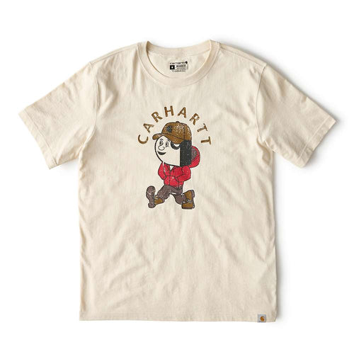 Carhartt Relaxed Fit Lightweight Short-Sleeve Active Jac Graphic T-Shirt Oat Milk