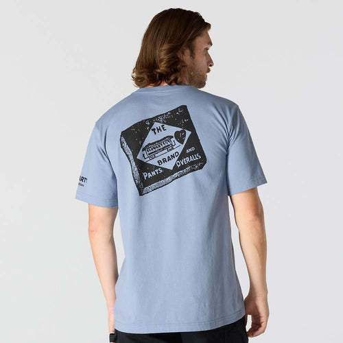Carhartt Relaxed Fit Lightweight Short-Sleeve Active Jac Graphic T-Shirt Light Faded Navy