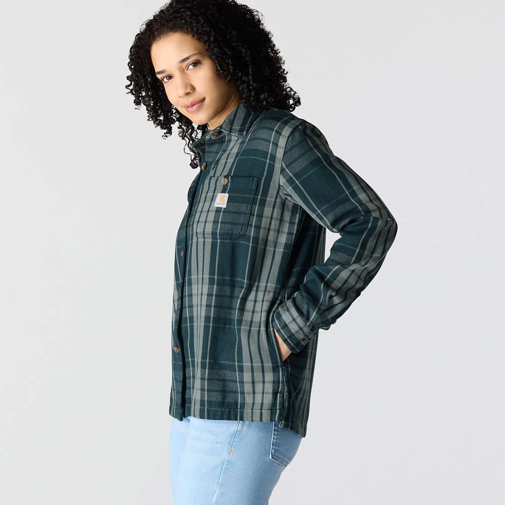 Carhartt Women's Loose Fit Twill Plaid Shirt