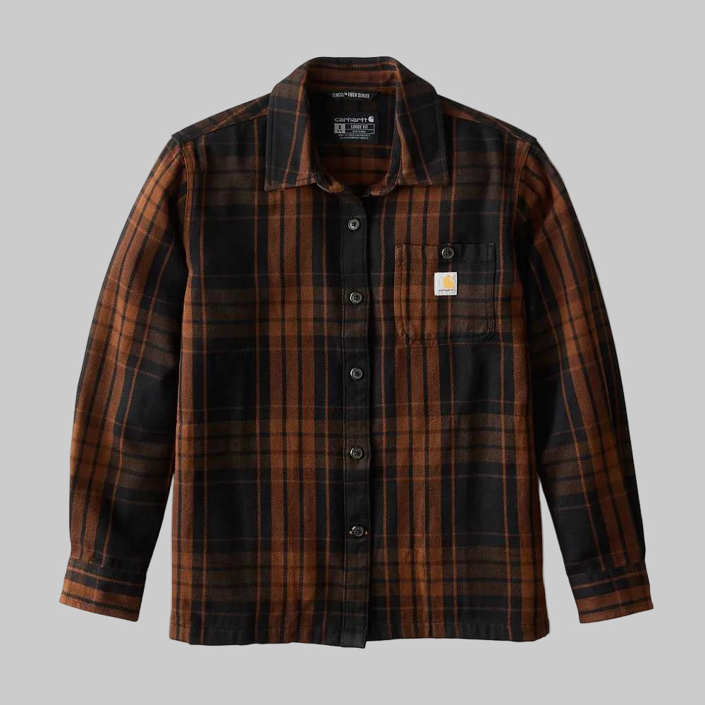 Carhartt Women's Loose Fit Twill Plaid Shirt
