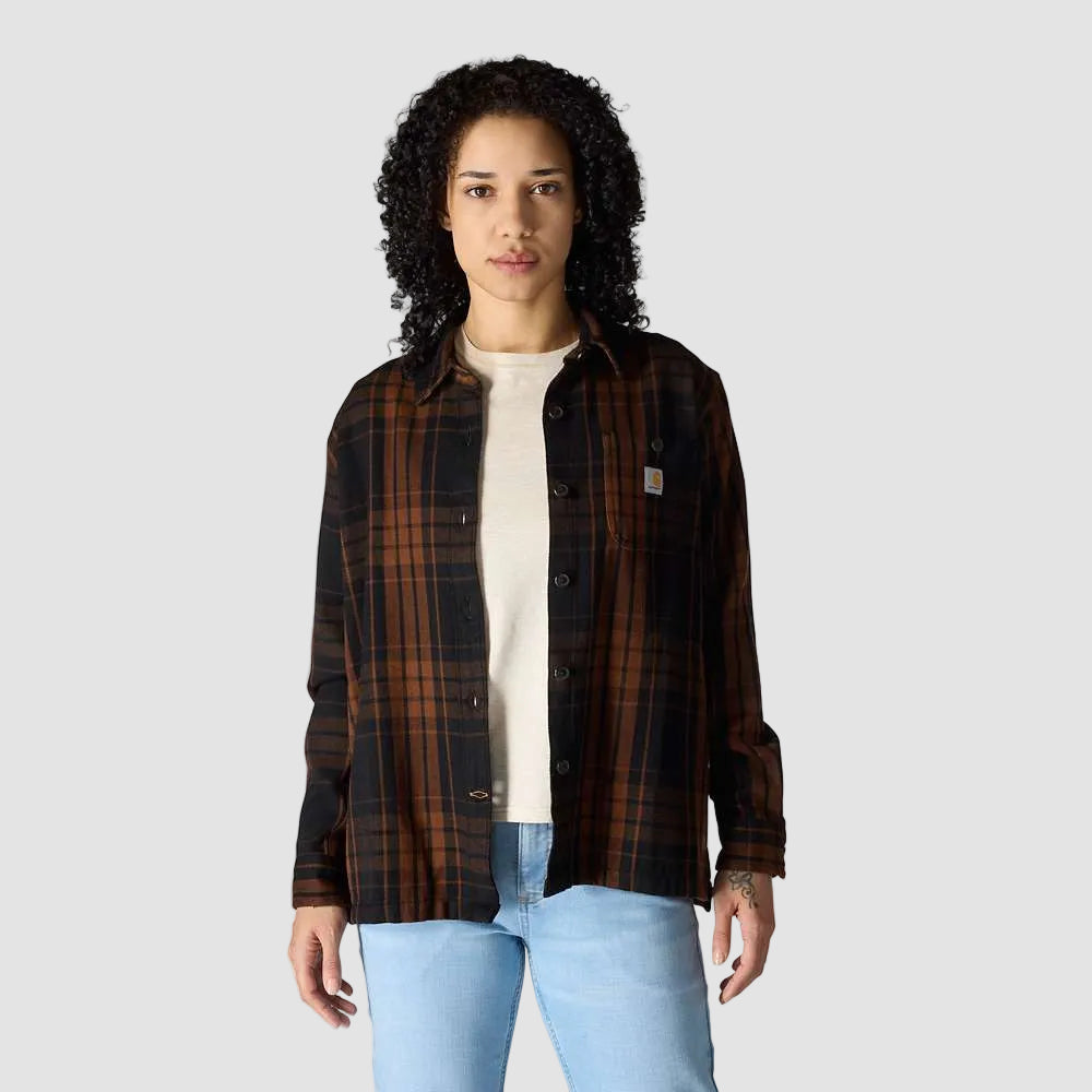 Carhartt Women's Loose Fit Twill Plaid Shirt