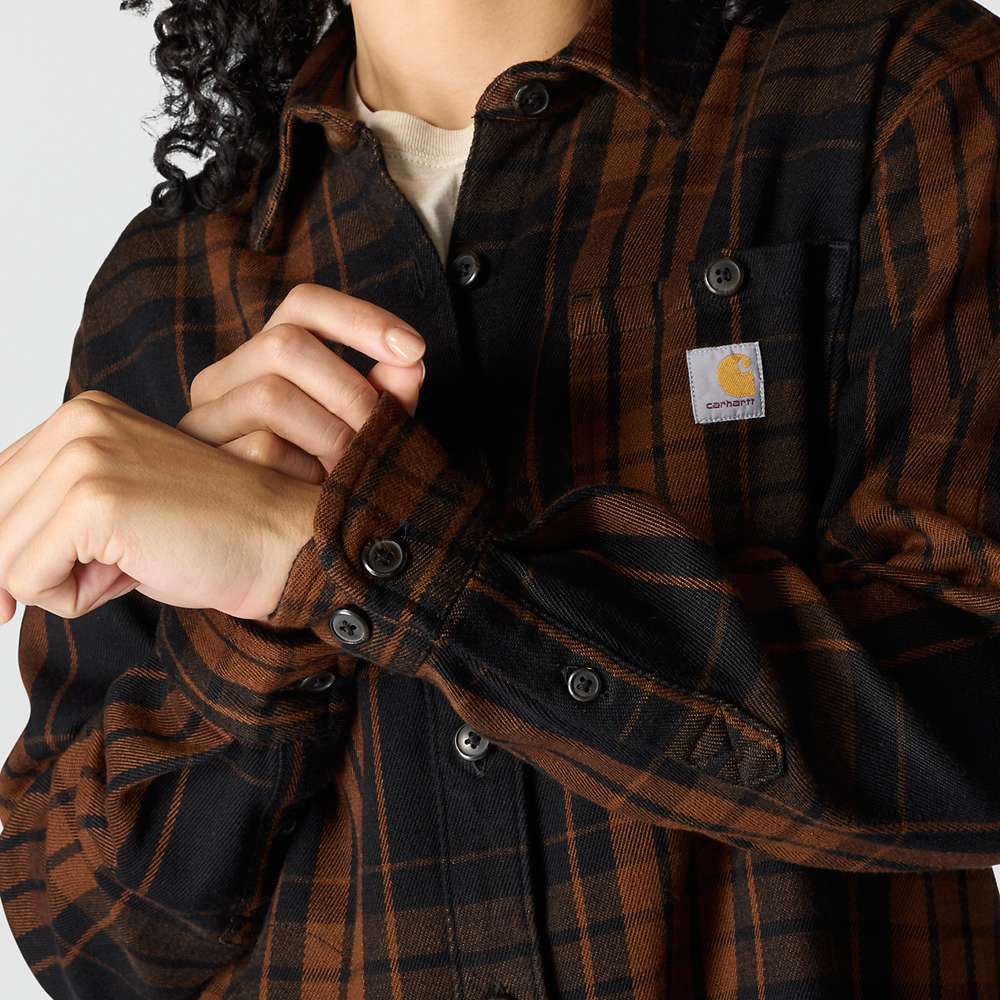 Carhartt Women's Loose Fit Twill Plaid Shirt
