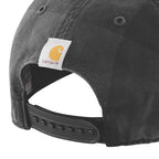 Carhartt Flannel Script Cap Checkered Grey