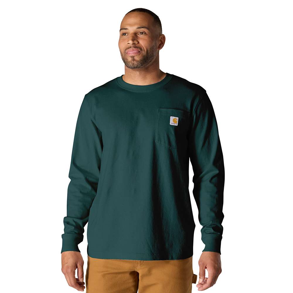 Carhartt Relaxed Fit Heavyweight Long-Sleeve Mountain Graphic T-Shirt
