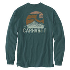 Carhartt Relaxed Fit Heavyweight Long-Sleeve Mountain Graphic T-Shirt