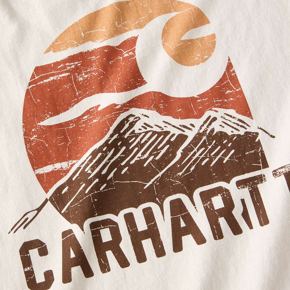 Carhartt Relaxed Fit Heavyweight Long-Sleeve Mountain Graphic T-Shirt