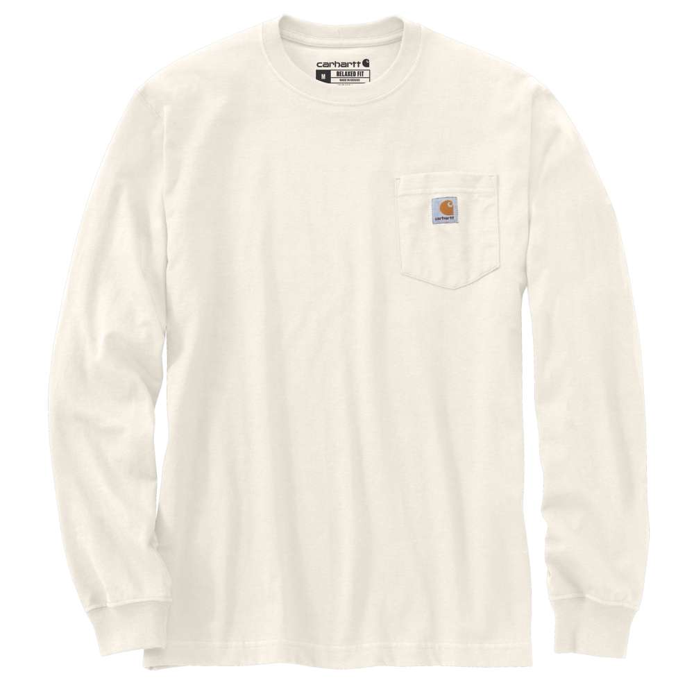 Carhartt Relaxed Fit Heavyweight Long-Sleeve Mountain Graphic T-Shirt Malt