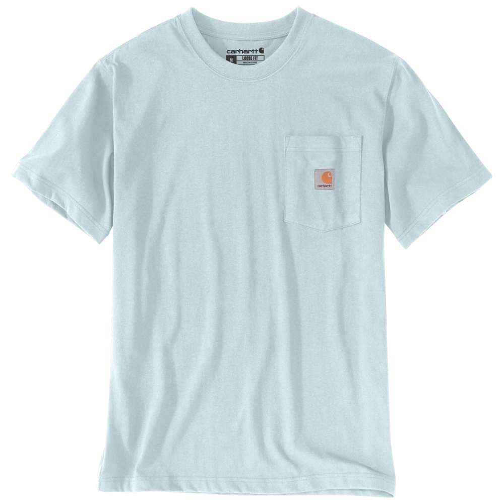 Carhartt Relaxed Fit Heavyweight Short-Sleeve Pocket Outdoor Graphic T-Shirt Early Fog