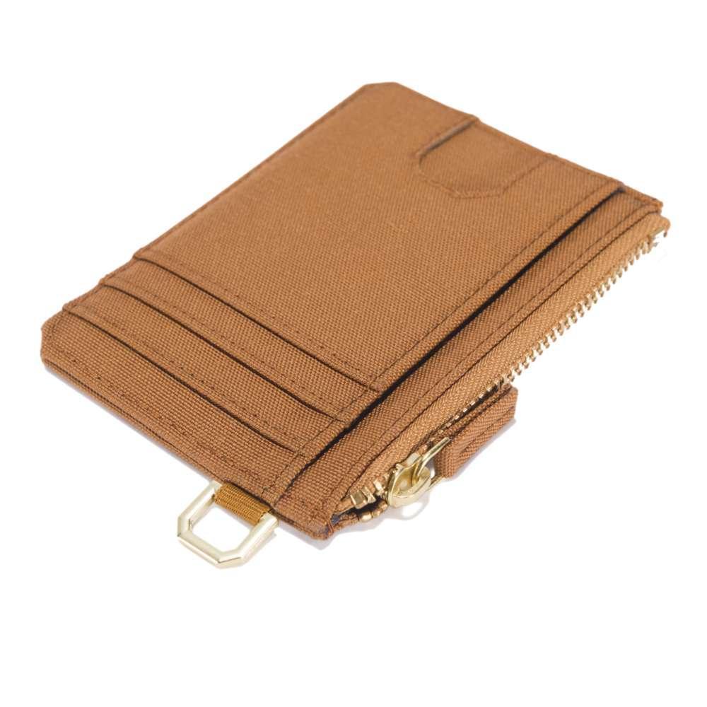 Carhartt Nylon Duck Zippered Card Keeper Wallet