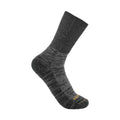 Carhartt Twin Knit Merino Wool Mix Crew Sock Carbon Heather