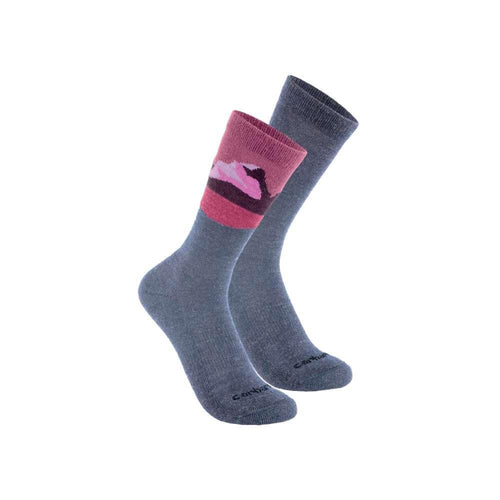 Carhartt SWB Mountain Crew Sock 2 Pack Woodrose