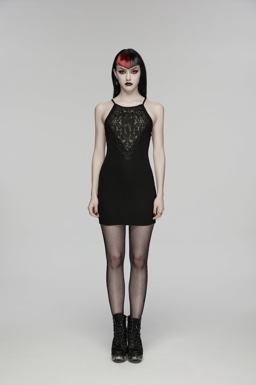 Punk Rave Juliette Goth Slip Dress