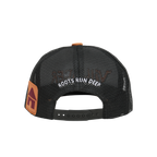Villager Roots Trucker Hat – Suede & Mesh Snapback