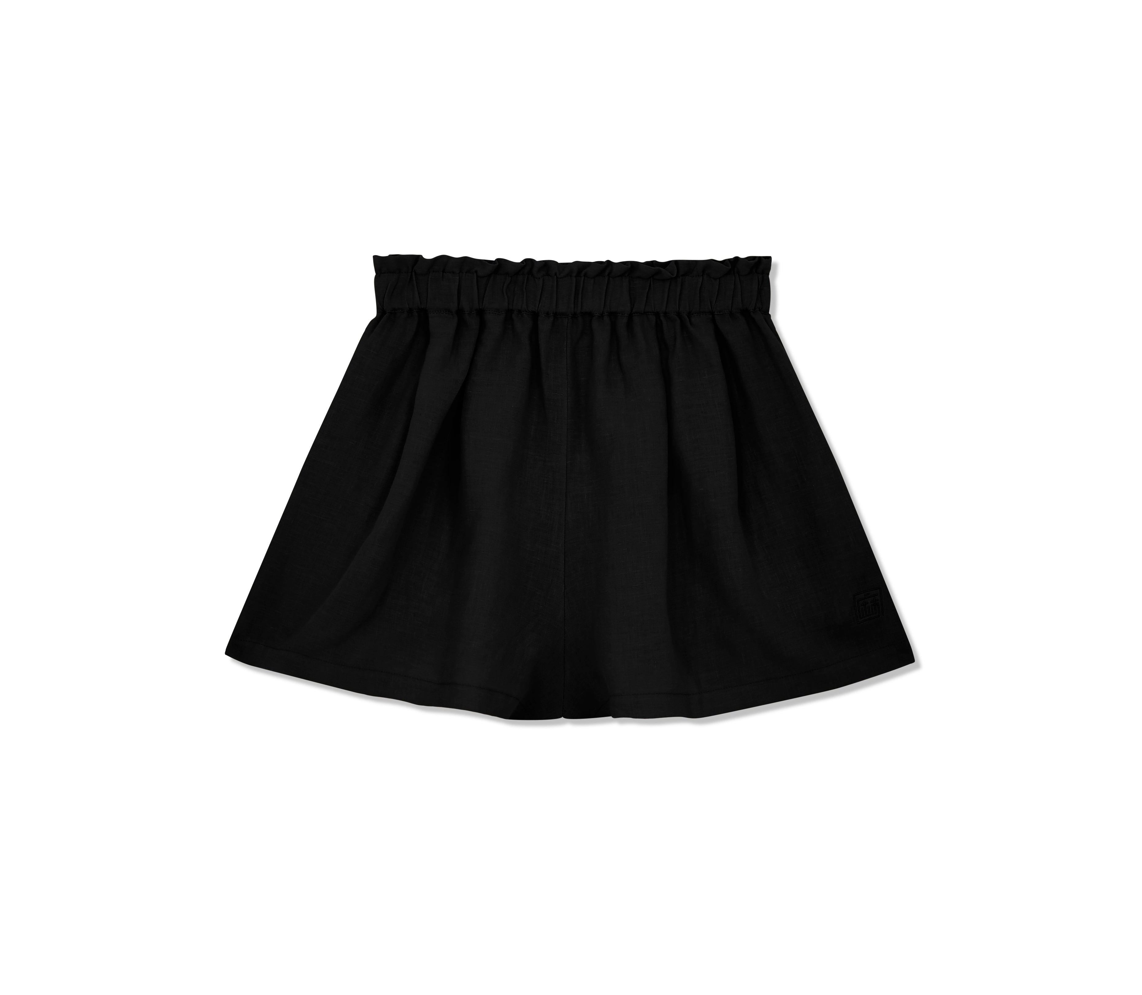 Olivia Linen Shorts  - Black - Delivery from June 2026