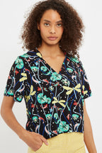 Fien Pond Print Short Sleeve Shirt