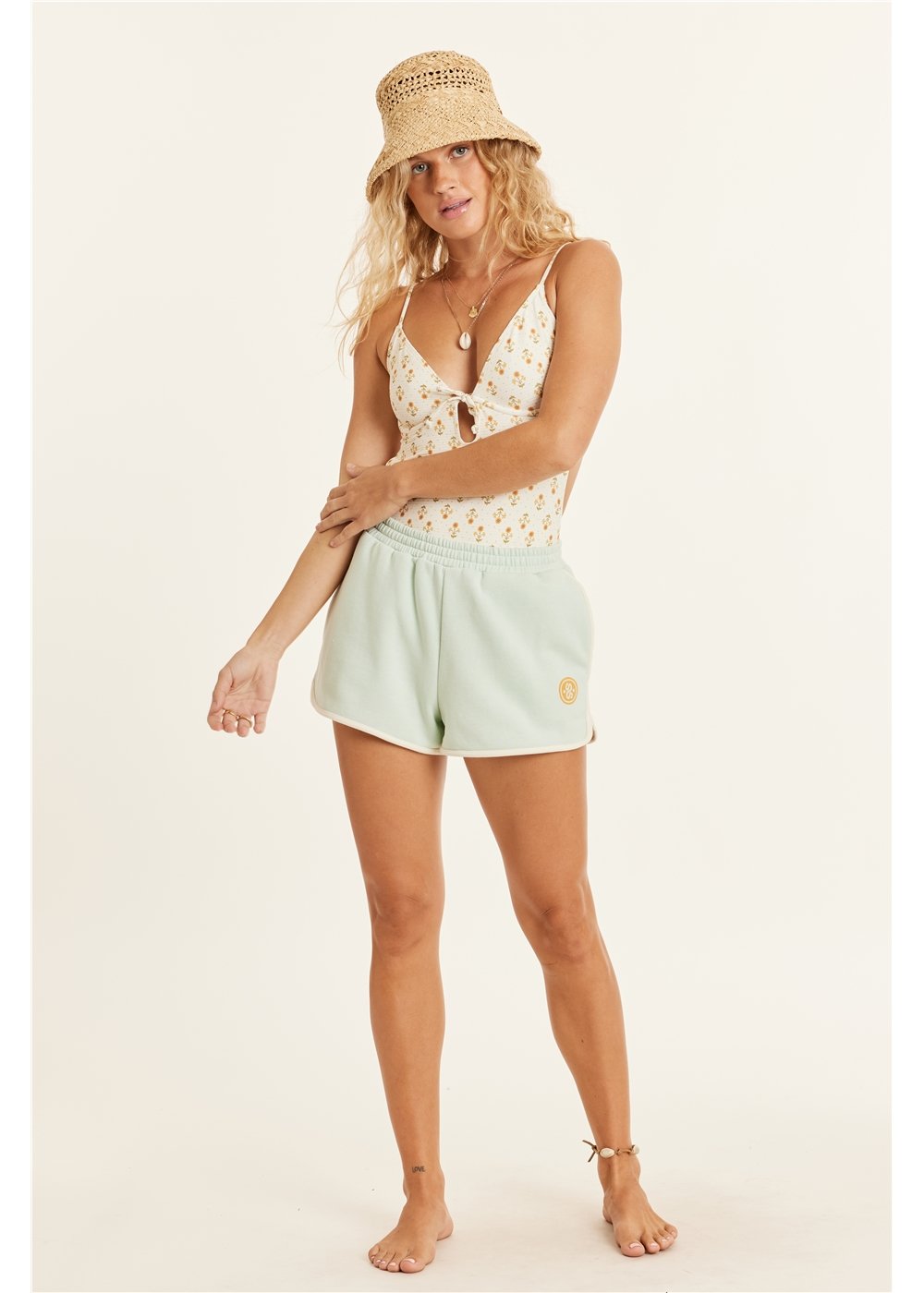Sisstr Nani Fleece Short Sea Mint S