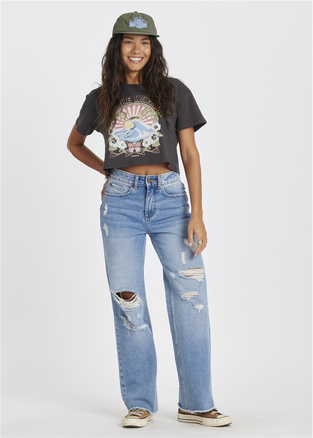 Sisstr The Cruiser Crop Tee Black