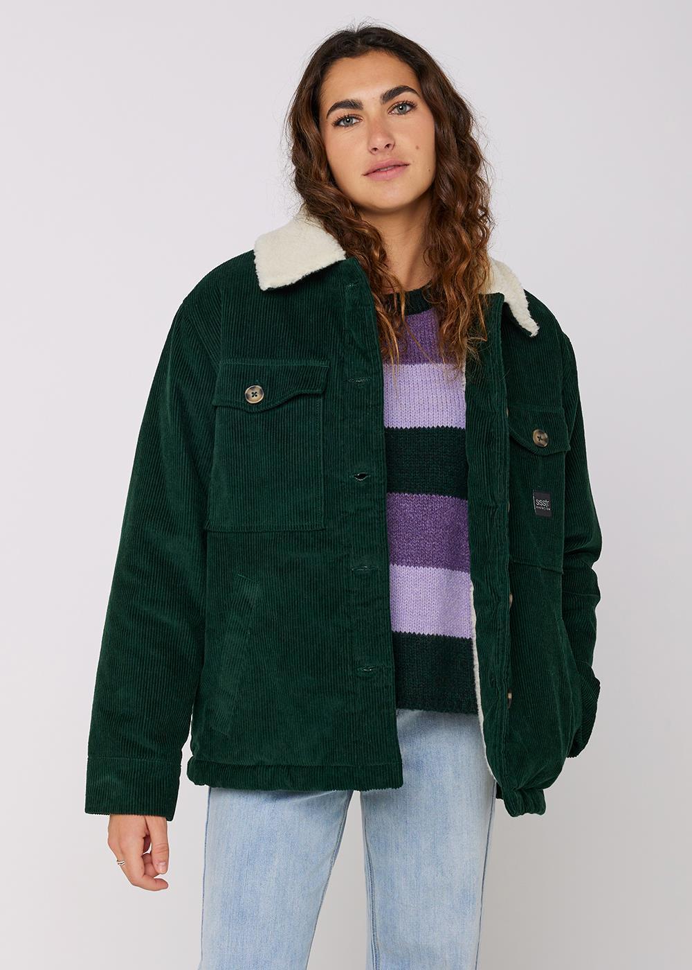 Sisstrevolution Loewy Oversized Jacket North Green S