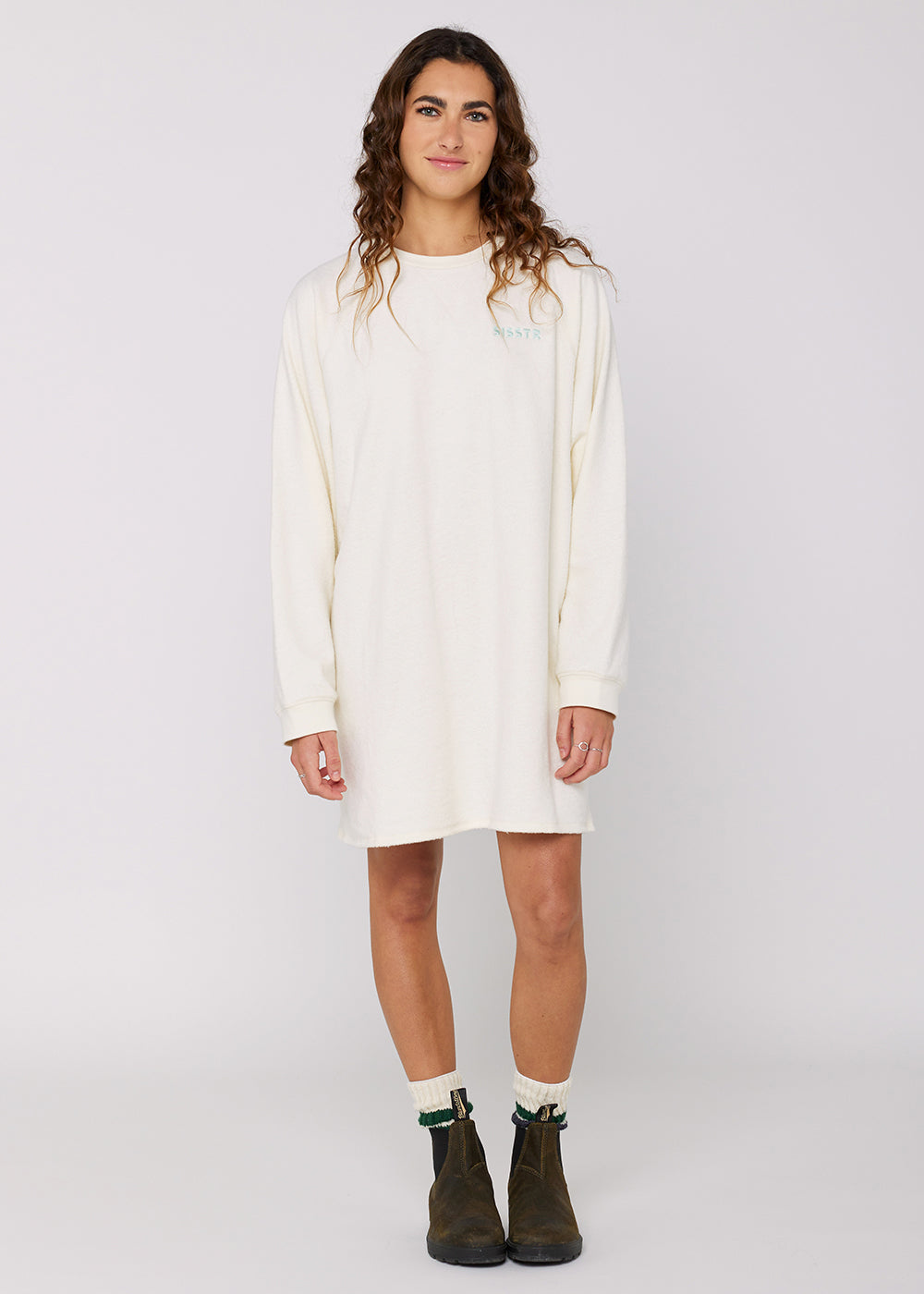 Sisstrevolution Agathe Dress Sea Salt S