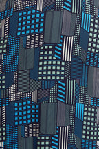 Melly Geo City Print Mini Shirt Dress