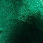 Elina Velvet Straight Leg Trouser - Green